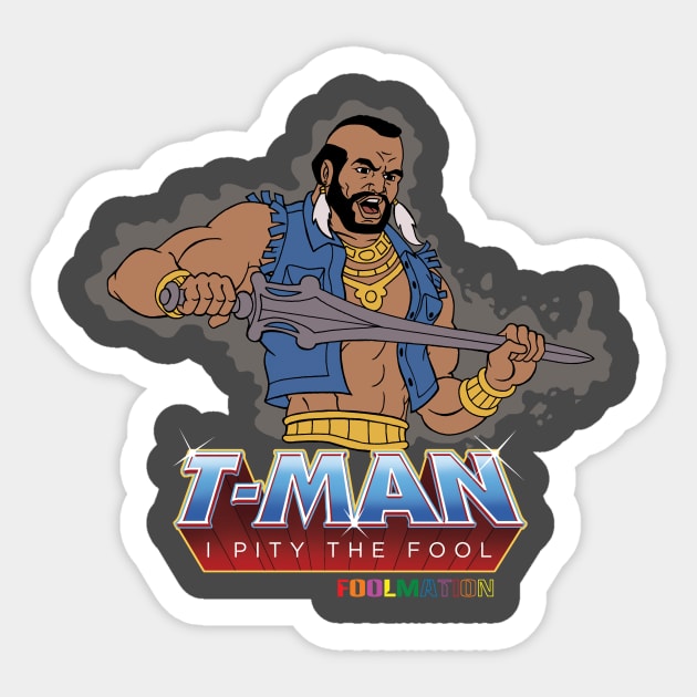 T-Man Sticker by tomkurzanski